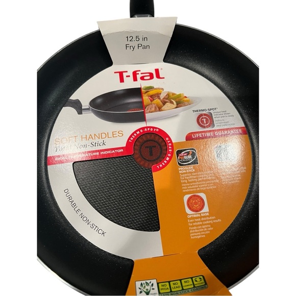 t-fal platinum non-stick soft stick 12'' fry pan - Picture 6 of 7
